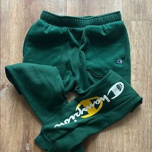 *NWOT* Champion Green Joggers with Drawstring Waistband